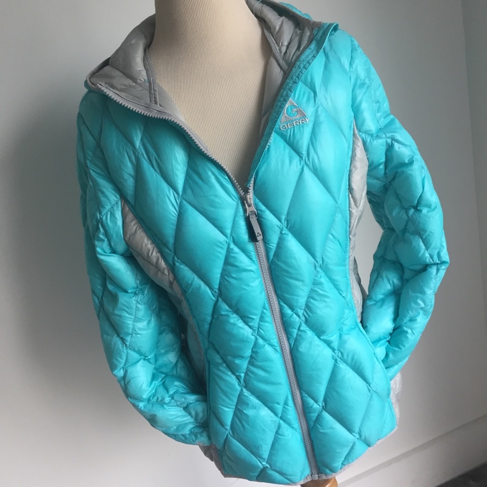 Girls Gerry Jacket 14/16 Aqua
